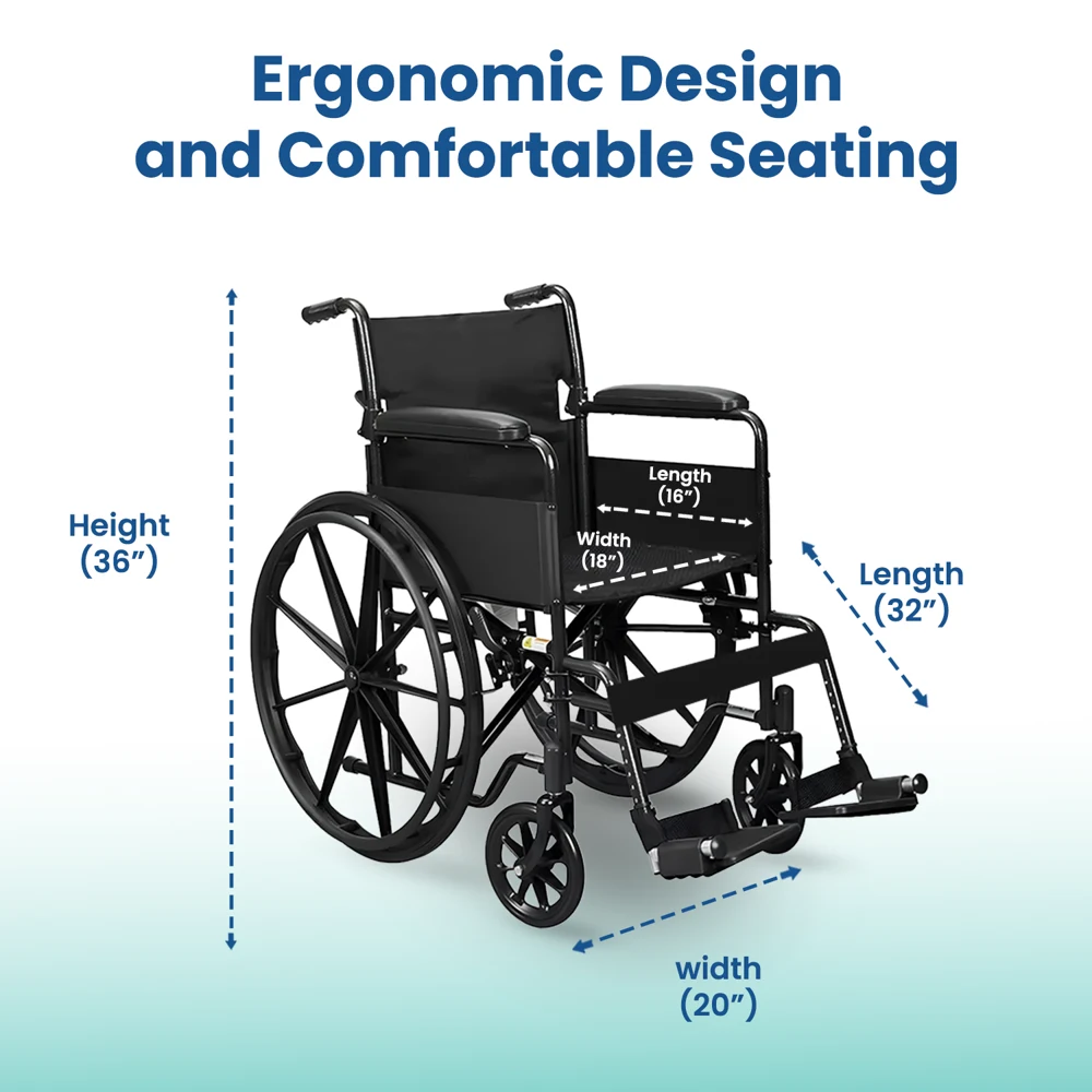 Steel-Frame Manual Wheelchair catalogue detail 2