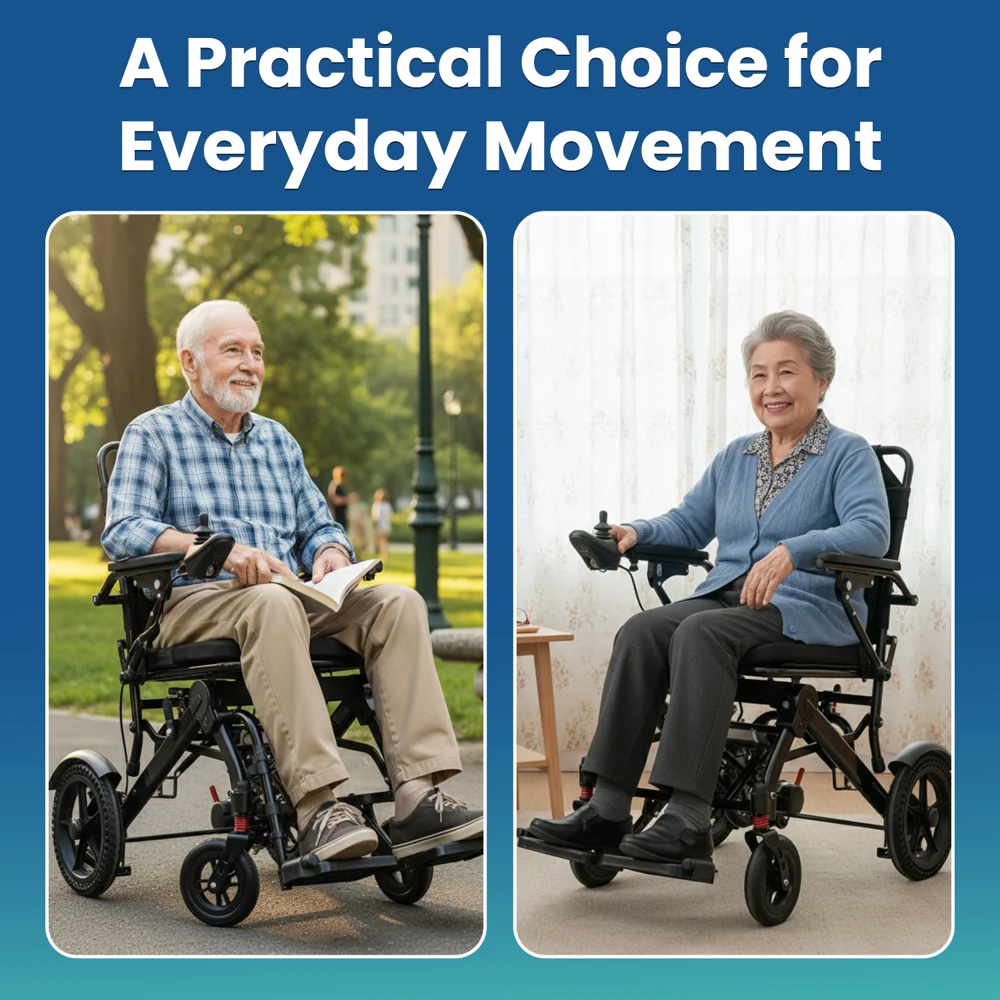 Electric Folding Power Wheelchair catalogue detail 1