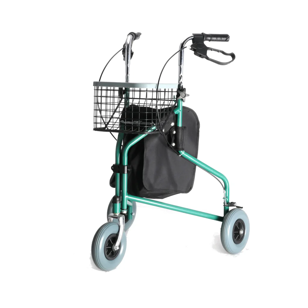Ultra-Light Three-Wheel Rollator Walker for Seniors