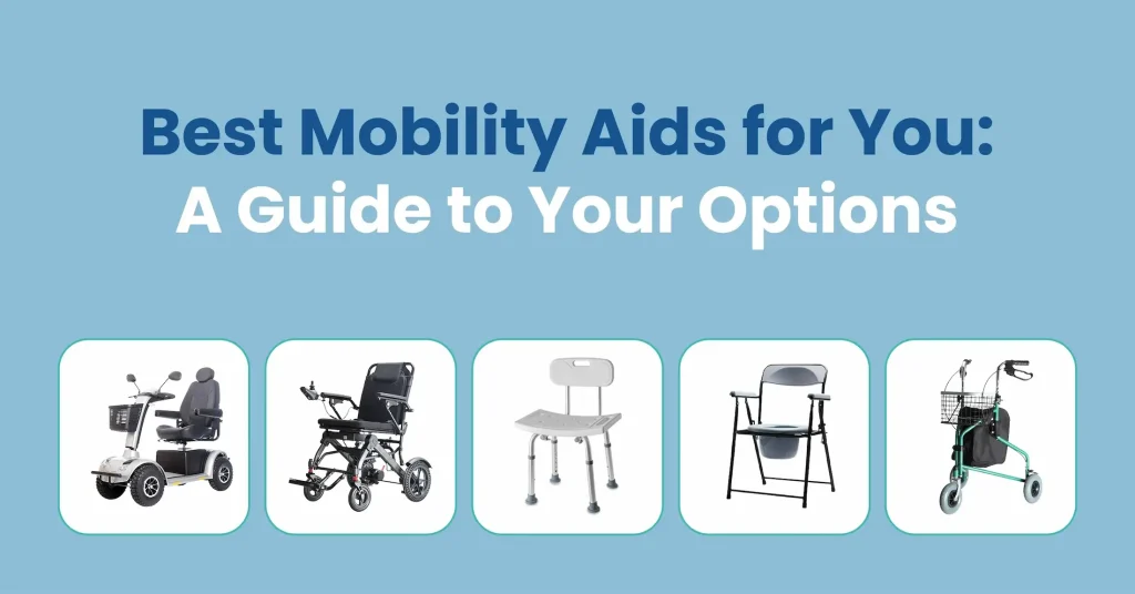 Guide to choosing the best mobility aids like walkers, canes, and rollators for senior and elderly safety and independence.