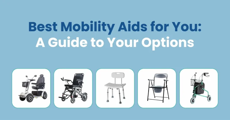 Guide to choosing the best mobility aids like walkers, canes, and rollators for senior and elderly safety and independence.